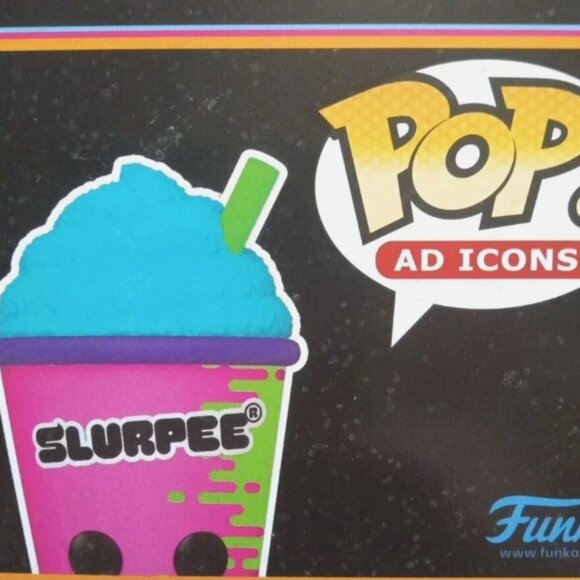 Funko Pop! Blacklight Ad Icons Blue Slurpee Pink Cup 233 7-Eleven Exclusive 7-11 - Picture 4 of 8